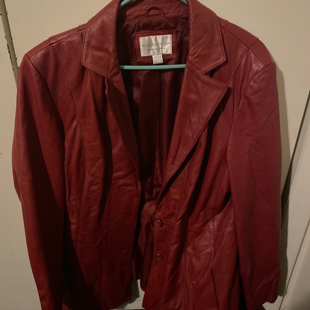 Leather jacket